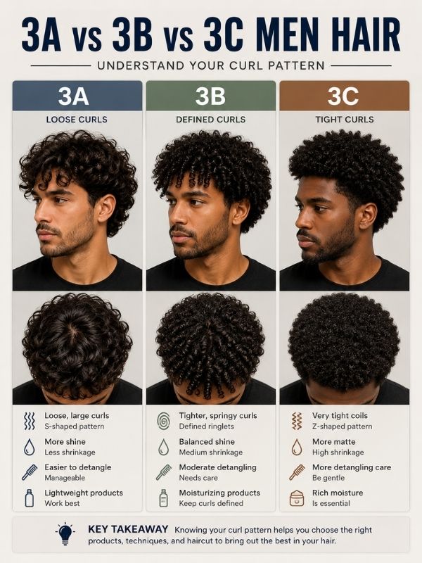 3A vs 3B vs 3C Hair