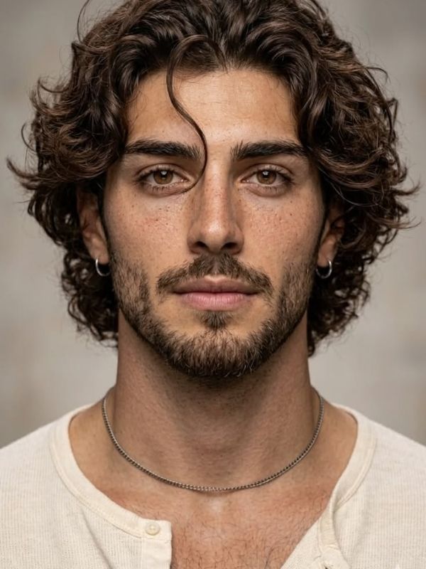 3B Hairstyles for Men with Long or Rectangular Face Shape
