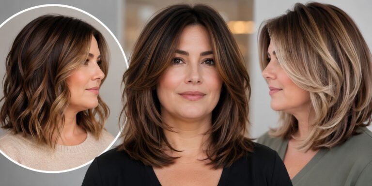 Best Hairstyles Double Chin Top Medium-Length Cuts (2026)