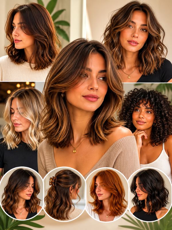 Best Medium-Length Hairstyles for Different Hair Types
