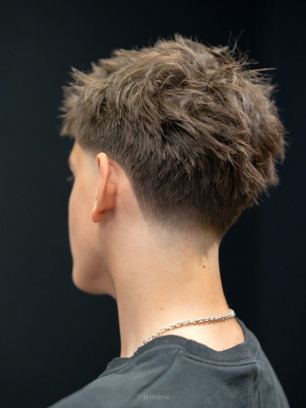 Choppy Low Taper Textured Fringe