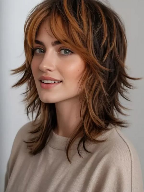 Fine Hair Modern Mullet Cut Women