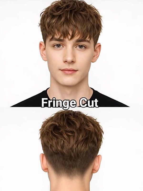 Inside the Structure of a Low Taper Fade Textured Fringe