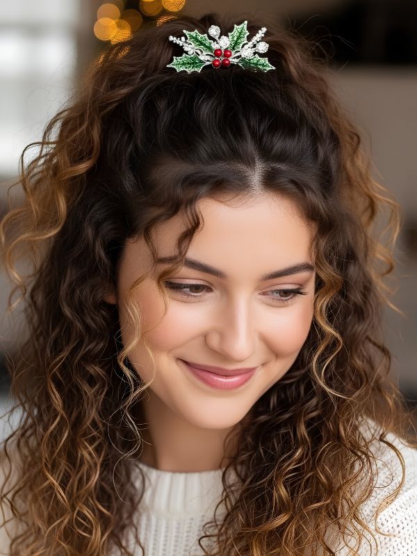 Medium-Length Hairstyles for Wavy and Curly Hair With Double Chin
