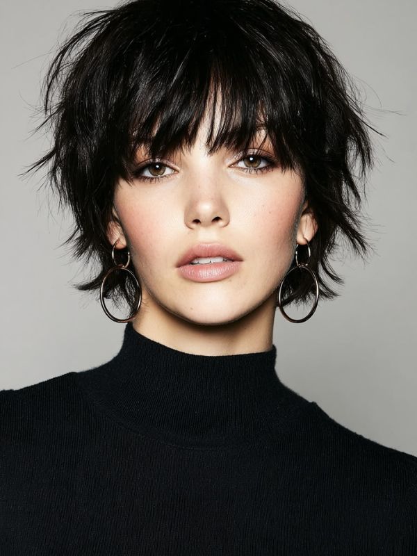 Mullet Cut Women Short Hair