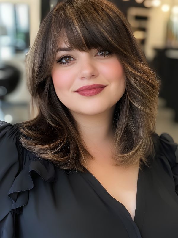 Shoulder-Length Cut with Face-Framing Layers