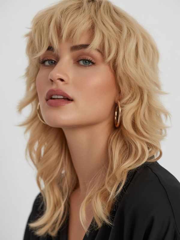 Textured Medium Mullet Cut Women – Everyday Style
