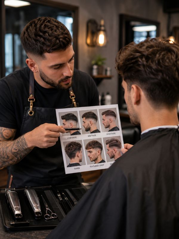Using the Right Barber Terms and Visual References