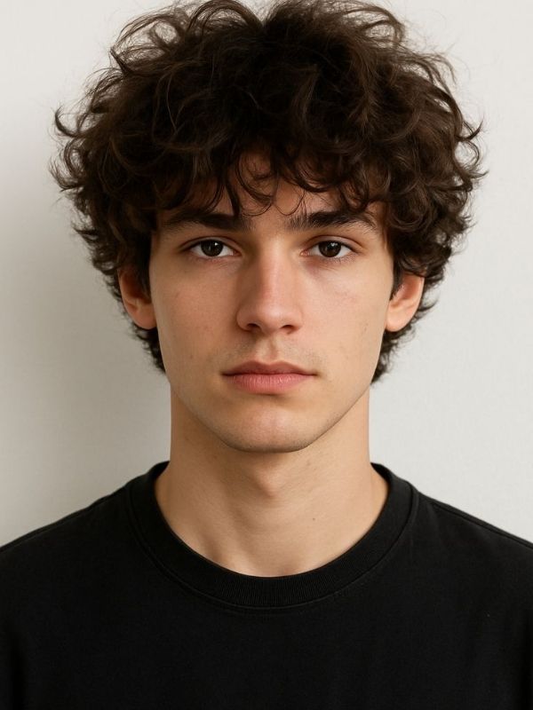 Volume and Natural Spring in 3B Hairstyles for Men