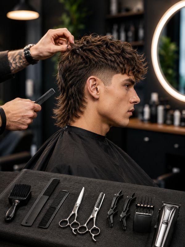 Barber Checklist for the Perfect Modern Mullet