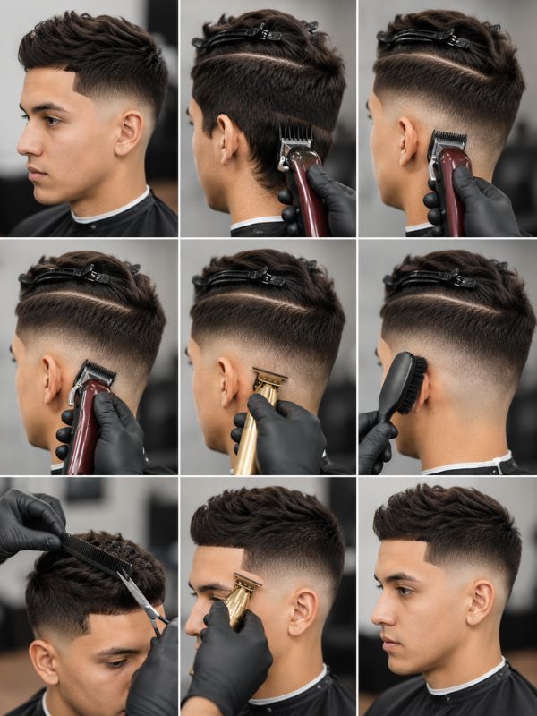 Barber How To, Clean Mid Fade, Step By Step
