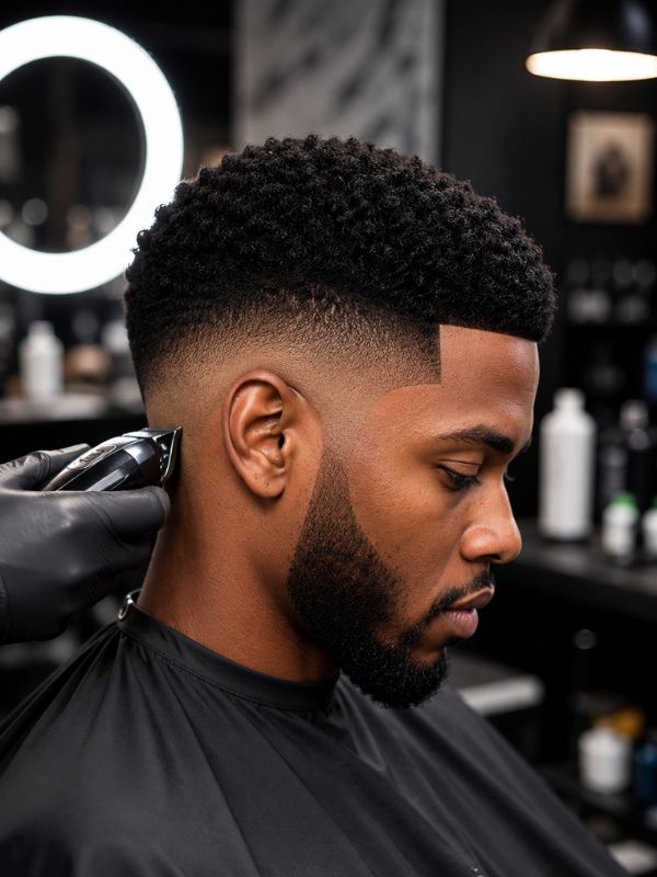 Barber Secrets for Keeping the High Taper Fade Black Male