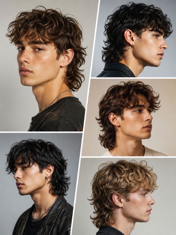 Best Modern Wavy Mullet Styles