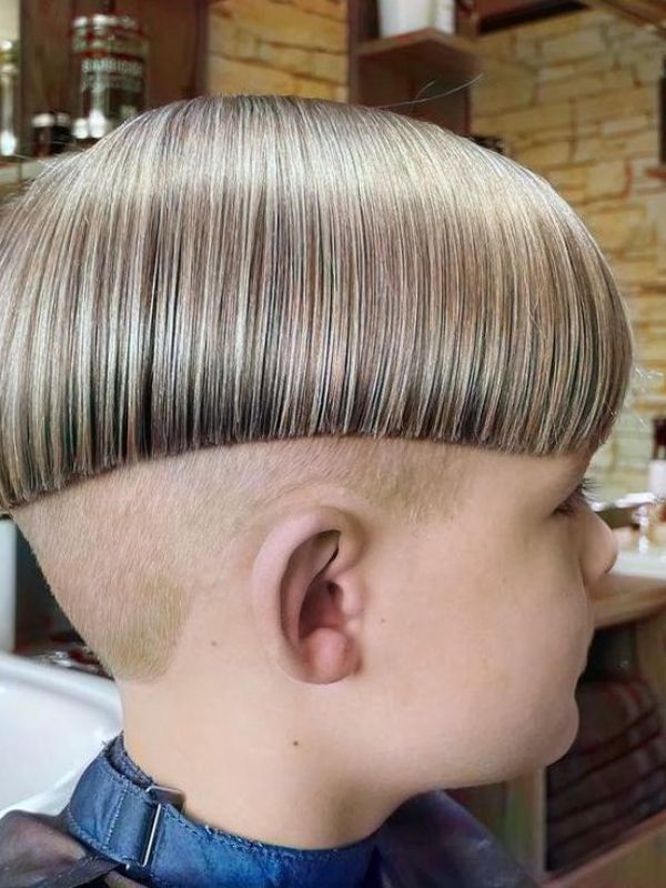 Bowl Cut Mullet