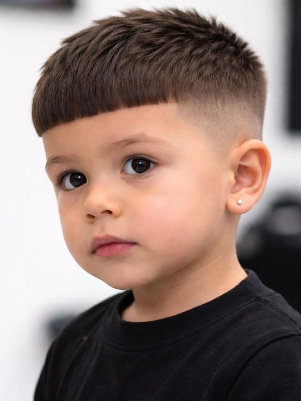 Bowl cut for boys short hair
