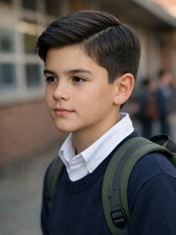 Classic Straight Style for Boys