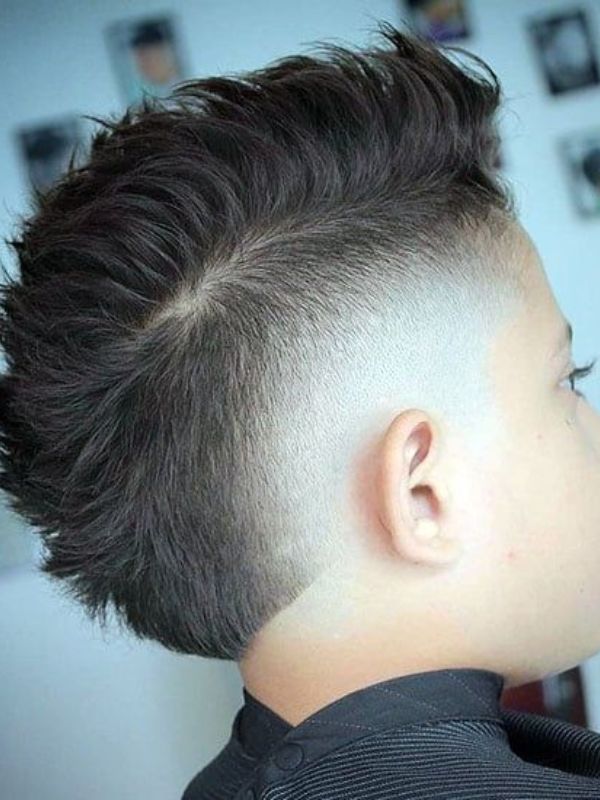 Faded Mohawk Mullet