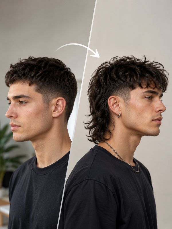 Grow In or Out of a Modern Mullet Smoothly