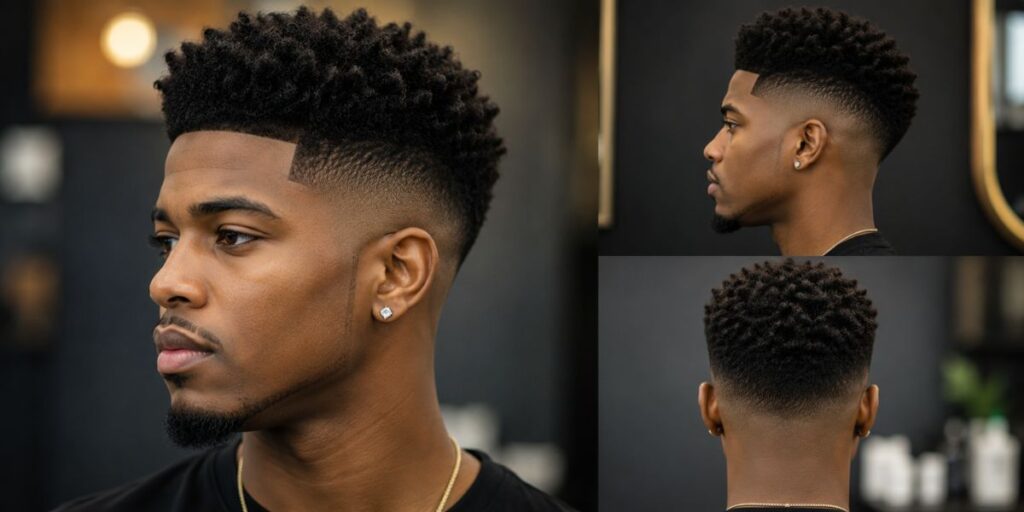 High Taper Fade Black Male – Stylish Haircut for Modern Looks