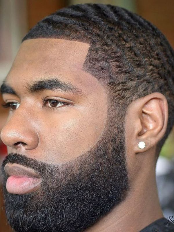 High Taper Fade with Beard Blend