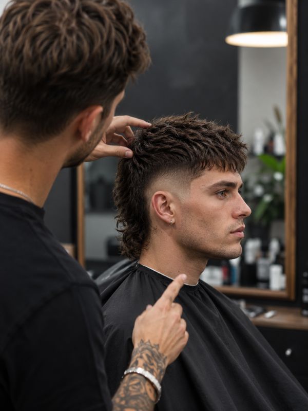 How to Ask Your Barber for a Modern Mullet Fade