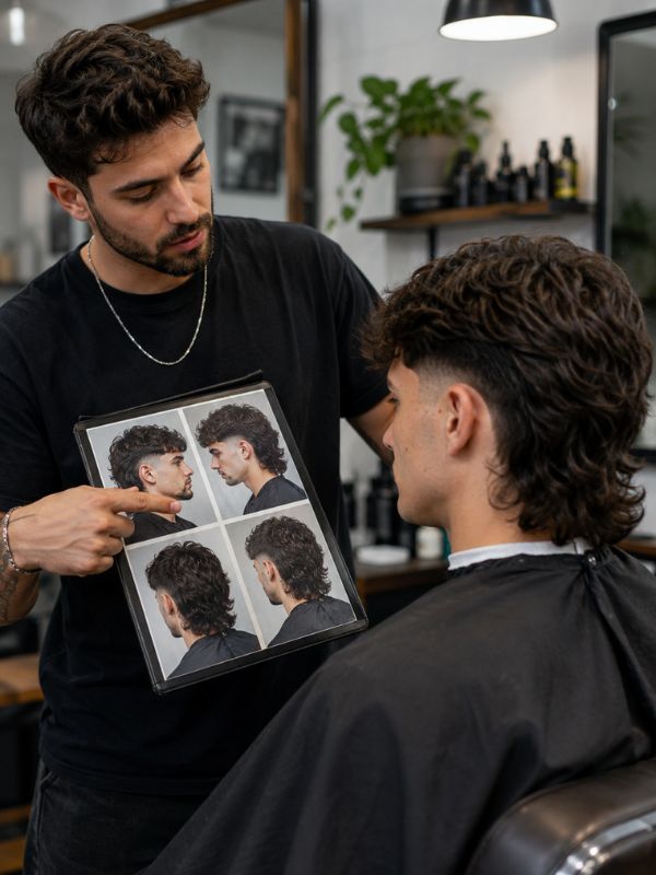 How to Ask Your Barber for a Taper Fade Mullet