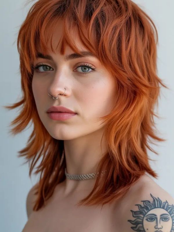 Long Shaggy Pixie Cut