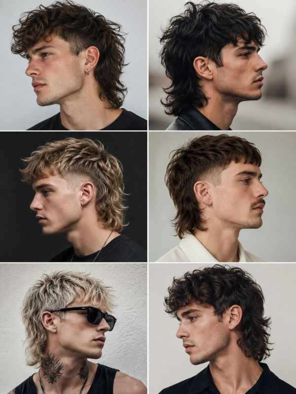 Popular Types of Modern Mullet Men