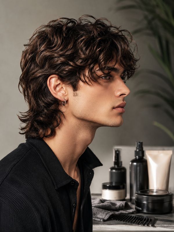 Styling Tips and Products for Modern Mullet with Wavy