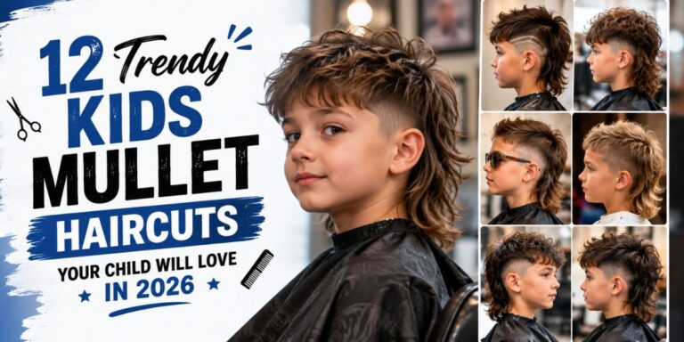 12 Trendy Kids Mullet Haircuts Your Child Will Love in 2026