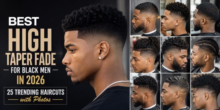 Best High Taper Fade for Black Men in 2026 25 Trending Haircuts with Photos