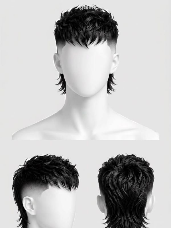 Curly Ice Cream Haircut Look