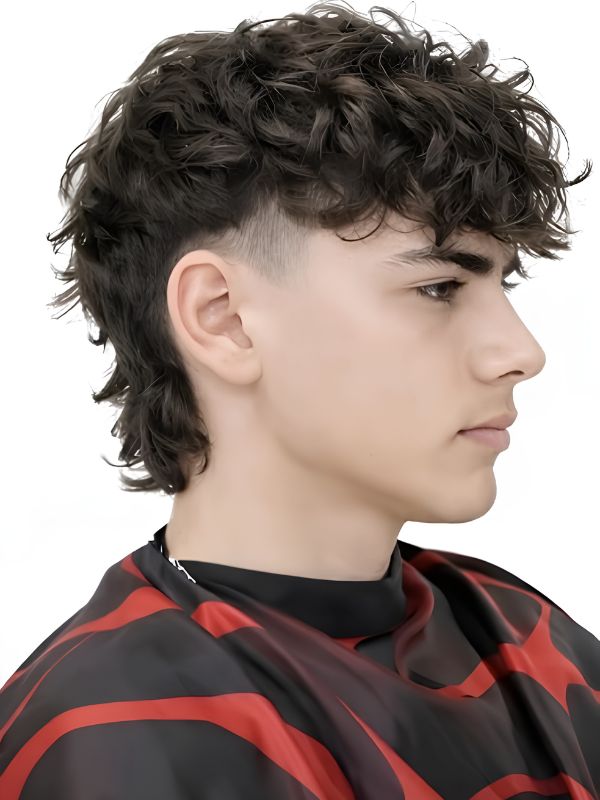 Curly Wolf Cut