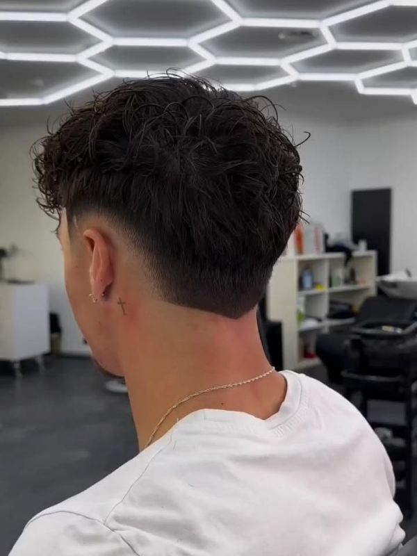 Low Taper Fade + Side Part