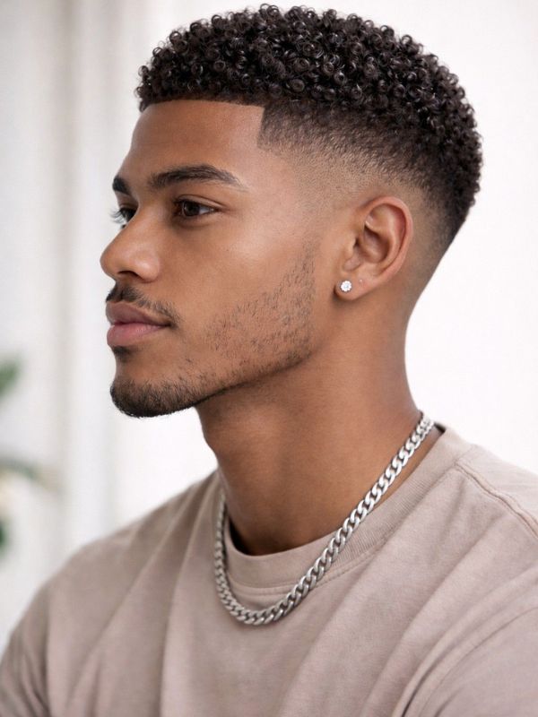 Modern Undercut Style with Rounded Top