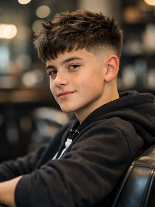 Textured Fluffy Hairstyle for Added Depth