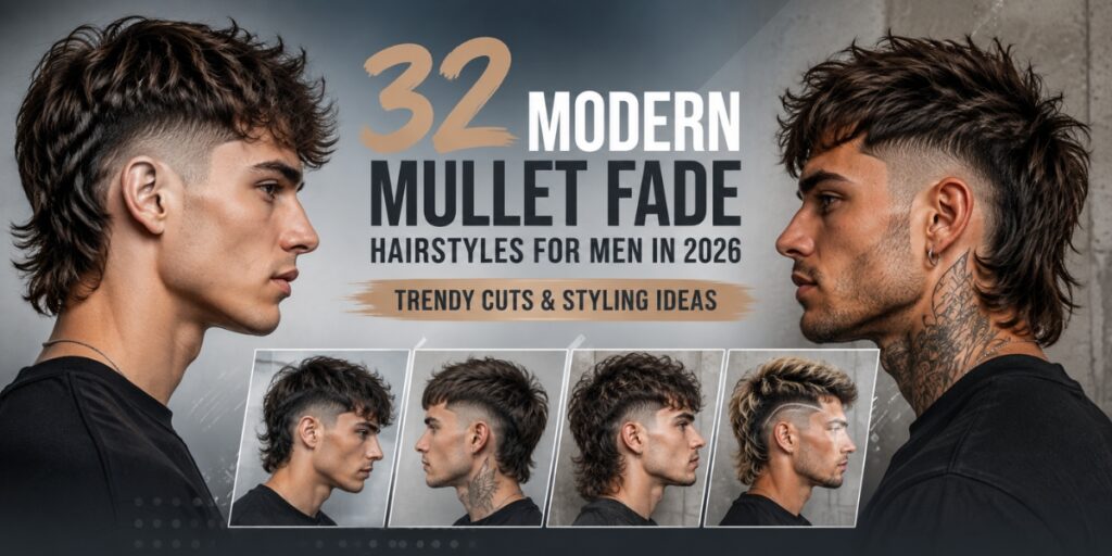 32 Modern Mullet Fade Hairstyles for Men in 2026 Trendy Cuts & Styling Idea