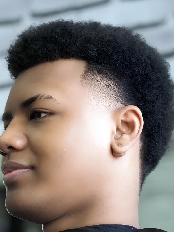 Afro Taper Mullet