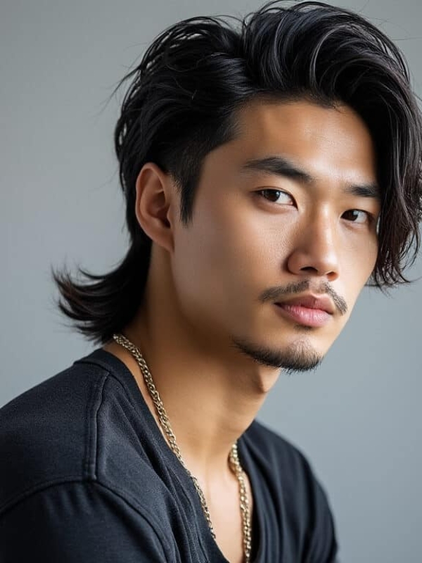 Asian Shag Mullet