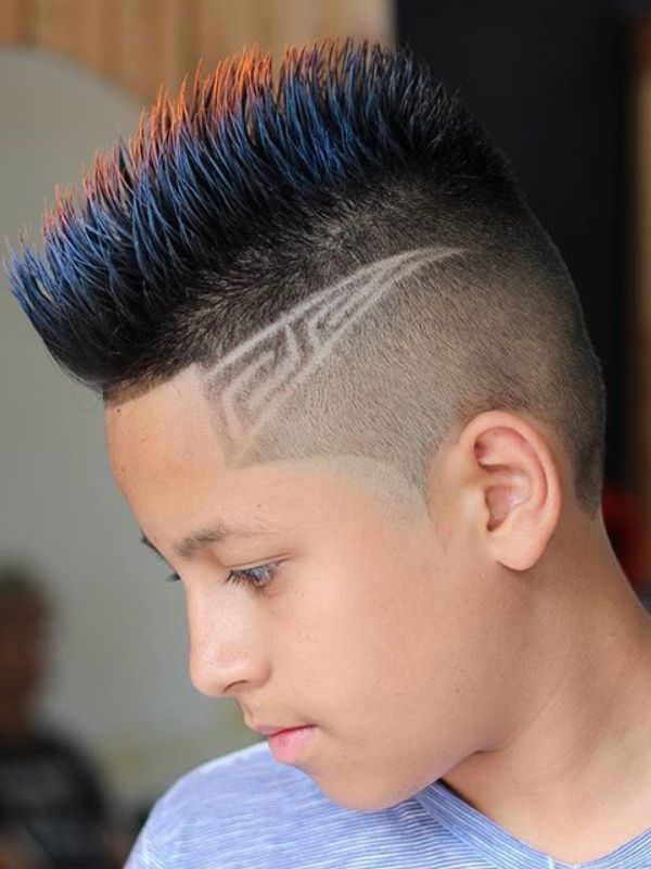 Burst Fade Faux Hawk