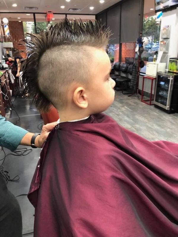 Burst Fade Mohawk