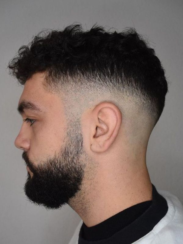 Burst Fade Taper for Thick Hair
