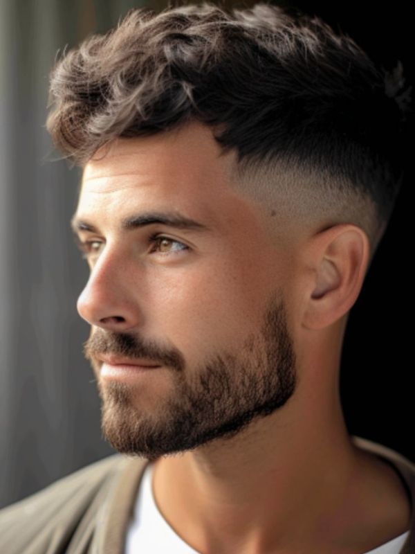 Burst Fade Taper for Thin Hair