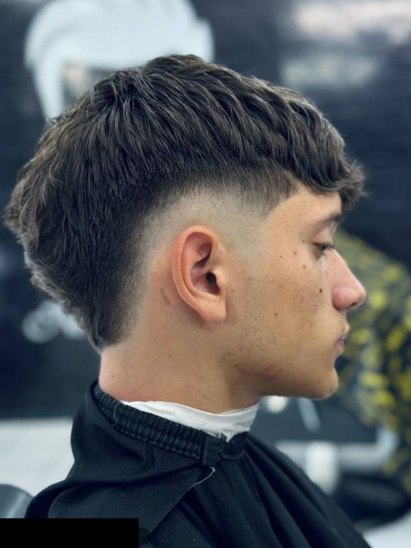 Burst Fade Taper with Design