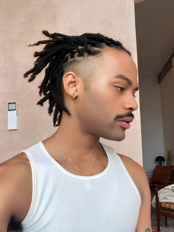 Dreadlock Mullet Fade