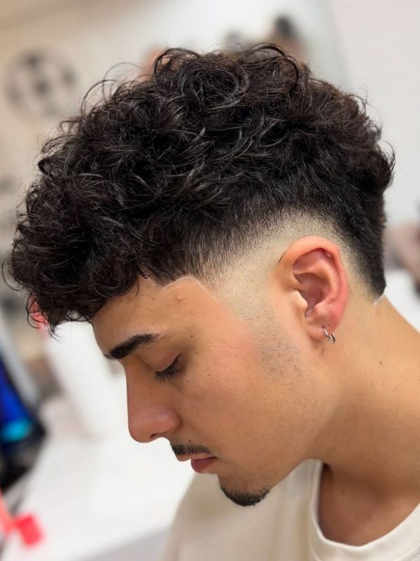 Faux Hawk Burst Fade Undercut
