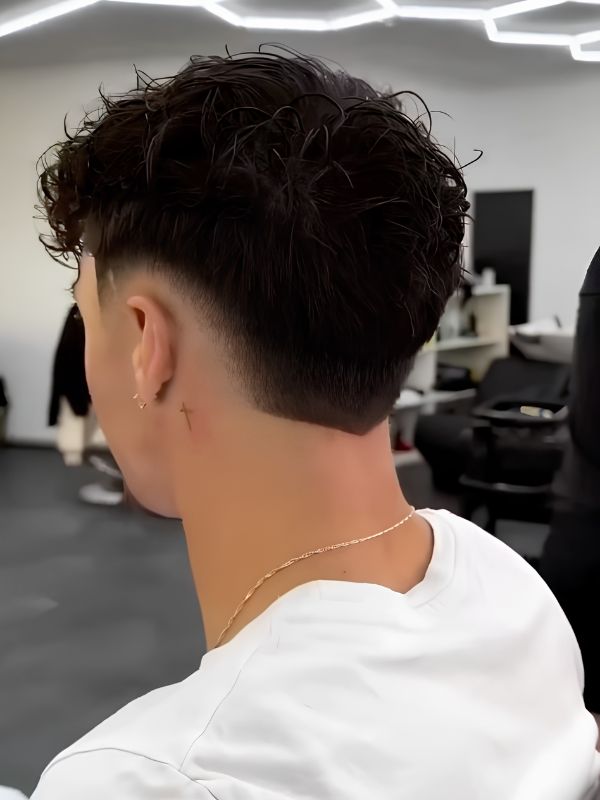 Long Wavy Burst Fade
