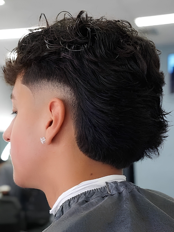 Low Modern Mullet Fade