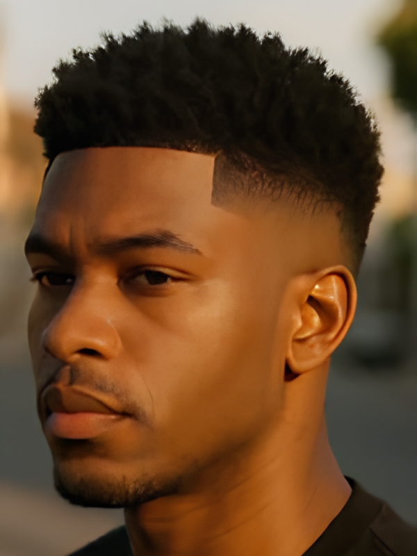 Low Taper Fade Modern Afro