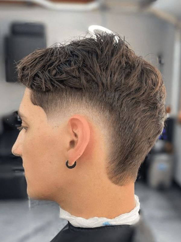 Messy Burst Fade Taper